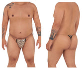 CandyMan 99571X String Micro Invisible Couleur Imprimé Animal